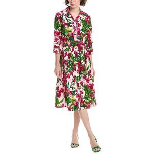 Samantha Sung Womens Audrey #1 Shirtdress, Pink